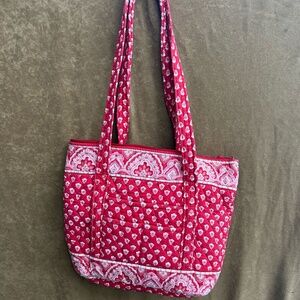 Vera Bradley Villager Tote "Nantucket Red"
